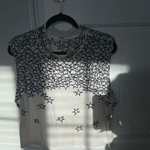 Free People Star-Patterned Blouse xs